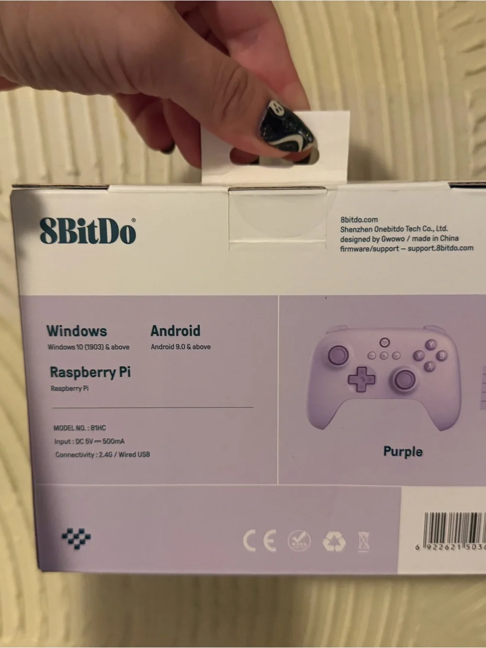 Unsealed Ultimate C 2.4G Wireless Game Controller - Lavender